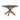 Esstisch Blackbone brass 140Ø (Black rustic)