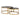 Couchtisch Blackbone gold set von 2 (Black rustic)