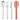 Berghoff Besteckset Picknick Leo Pink - 800779