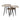 Couchtisch Volenta 3er set champagne gold (Champagne gold)
