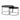 Couchtisch Bolder 2er Set schwarz (Black)