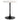 Bistrotisch Carlten weiß 65Ø (Black/white)