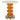Beistelltisch Boann Orange