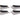 Bitz Tischset schwarz/grau 4er Set - 856722