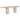 Esstisch Renaissance organische Form Italienischer Travertin (Beige)