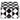 Aufbewahrungsbox Silas black/white large