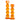 Kerzenhalter Raylan orange large