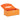 Dekoratives Objekt Molly orange tissue box