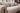 Roma 3er Sofa - Bouclé Sofa in Grau/Beige mit Holzfüssen