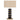 Tischlampe Levina inkl. Lampenschirm (Schwarz/Gold)