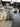Zug Esstisch aus Nussbaum & Epoxidharz 220x100 cm Matrix Tischgestell